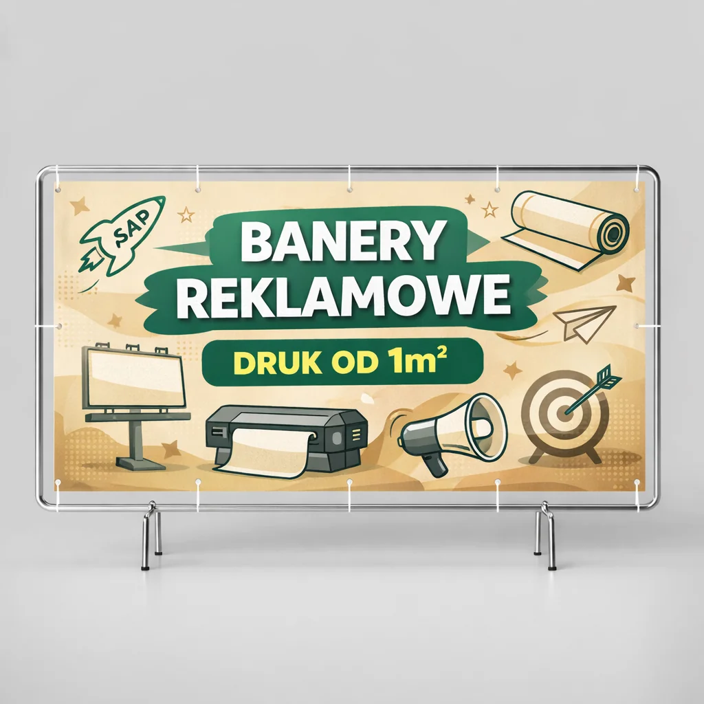 Baner reklamowy — druk wielkoformatowy Przemyśl